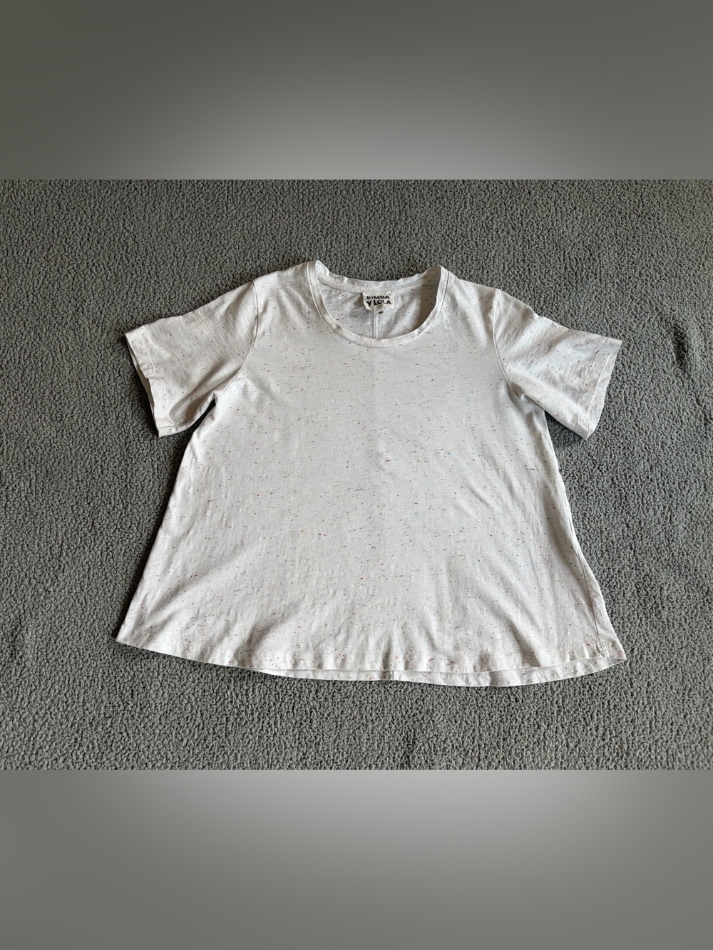 EUC - Bimba Y Lola Speckled Swing T-Shirt (100% Cotton)